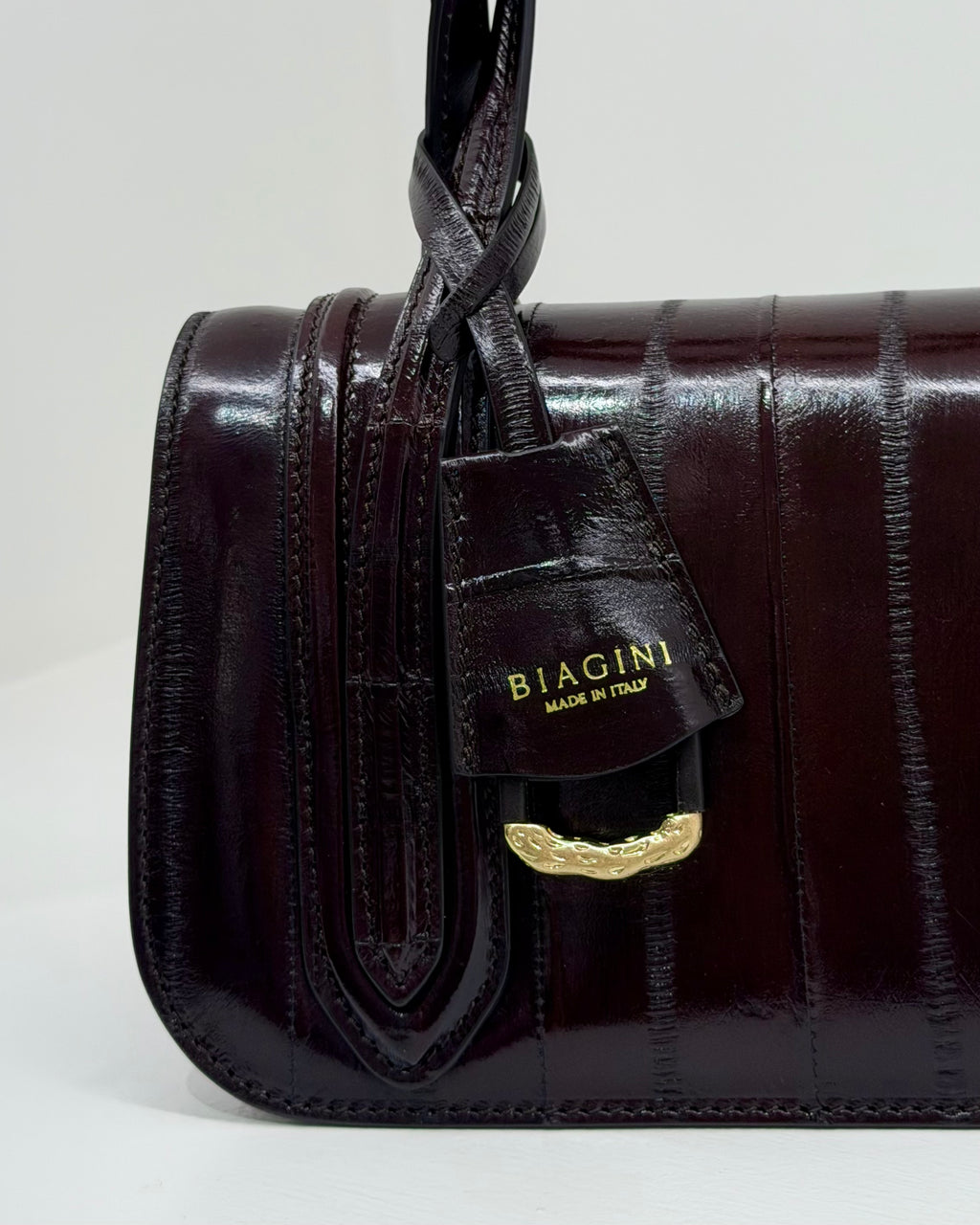 Biagini Eel Leather Bag