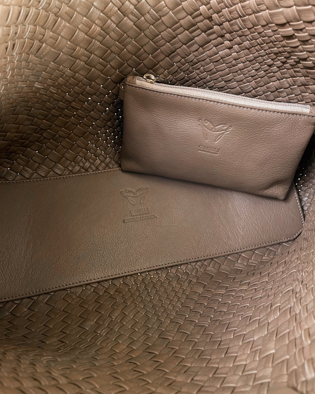 Handwoven Bag Ghibli 4296 Taupe