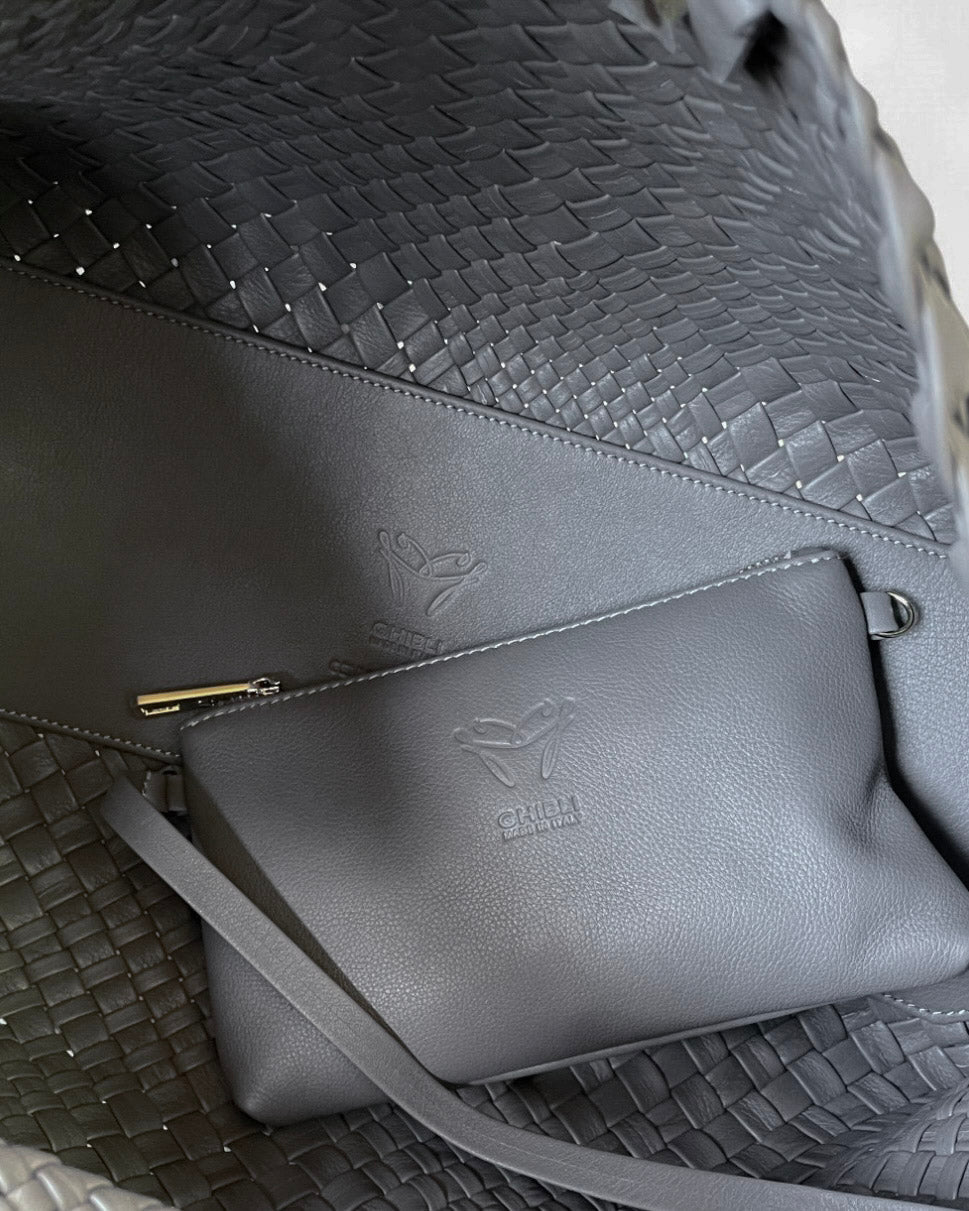 Handwoven Bag Ghibli 4296 Fumo