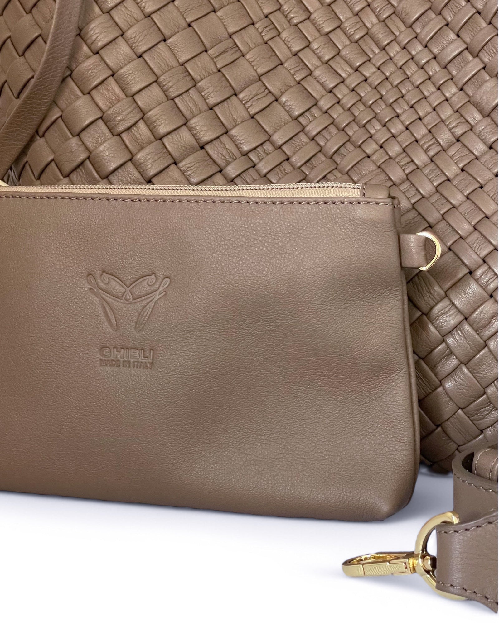 Handwoven Bag Ghibli 4344 Taupe