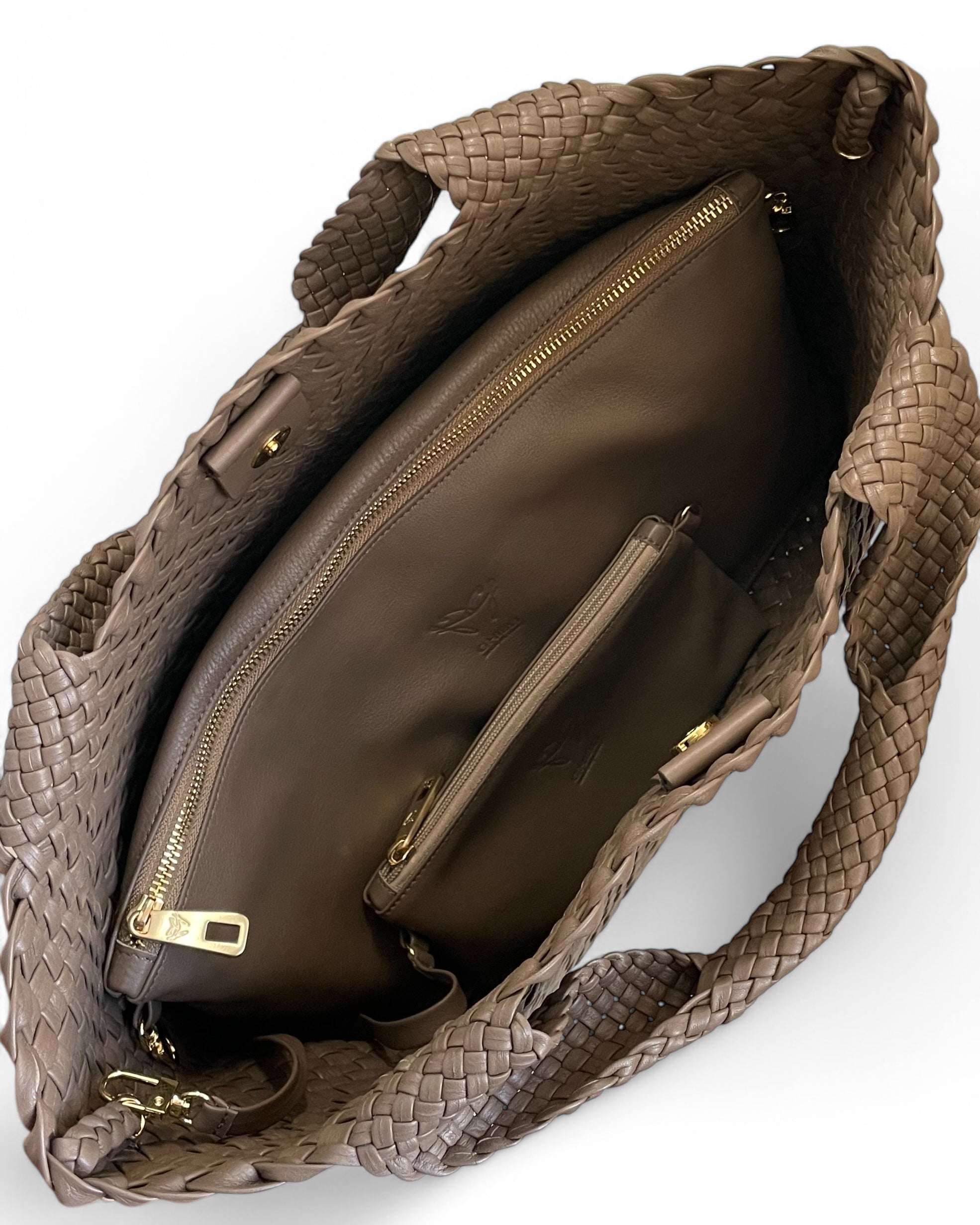 Handwoven Bag Ghibli 4344 Taupe
