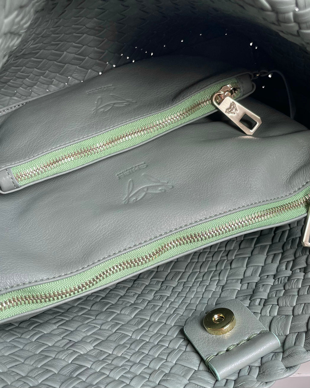 Handwoven Bag Ghibli 4415 Salvia